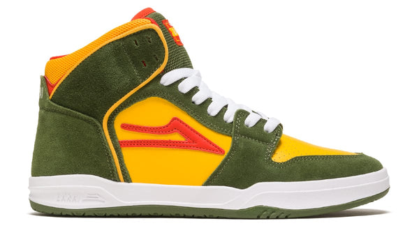 LAKAI - Telford Shoes [OLIVE/YELLOW SUEDE]
