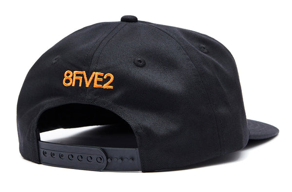 8FIVE2 Snapback Cap "Style King Stranger" Black/Orange