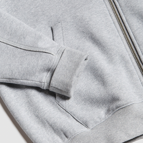 Victoria - Mockneck Zip Up Hoodie [GREY]