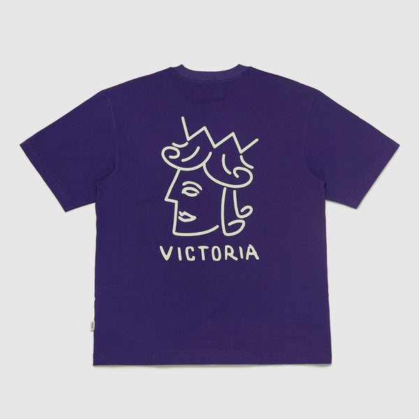 Victoria - Queenhead Logo S/S Tee [Purple]