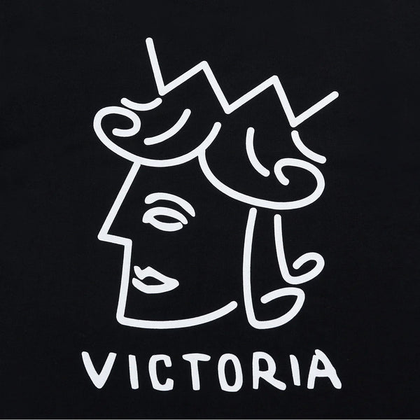 Victoria - Queenhead Logo S/S Tee [Black]