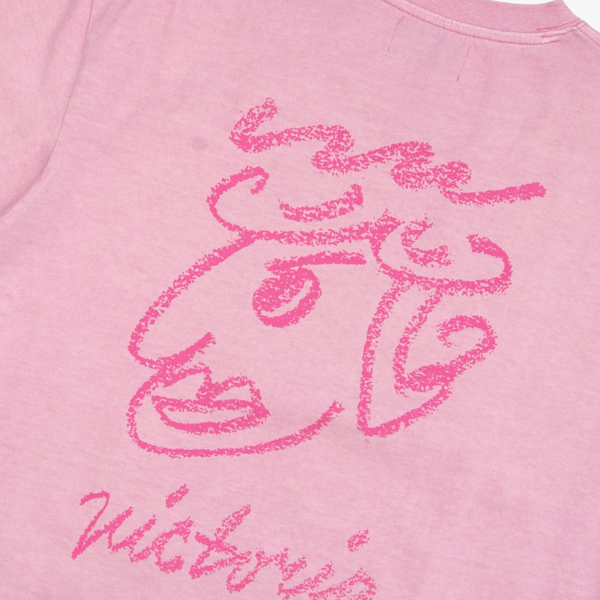 Victoria - Chalk S/S Tee [WASHED PINK]