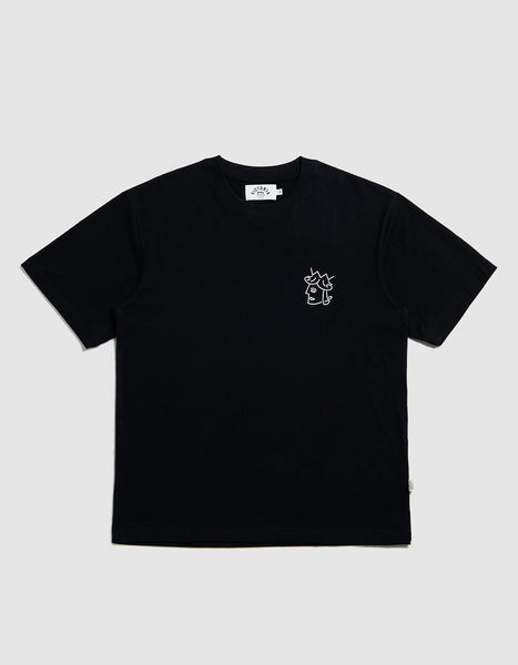 Victoria - Core Queenhead Logo S/S Tee [BLACK]