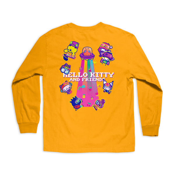 Girl - Sanrio Kawall Arcade Friends L/S Tee [Gold]