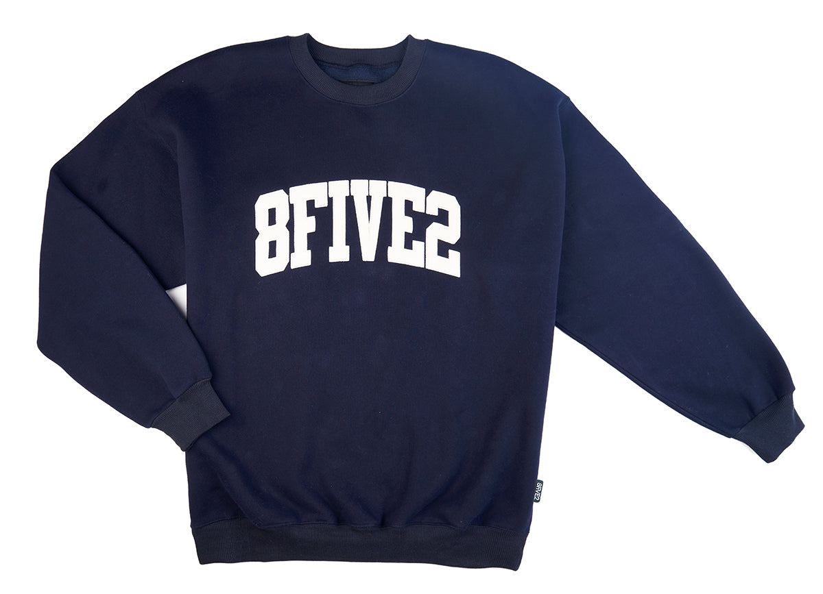 8FIVE2 "LO" Crewneck Navy