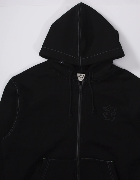 VICTORIA - QH Logo Zip-Up Hoodie