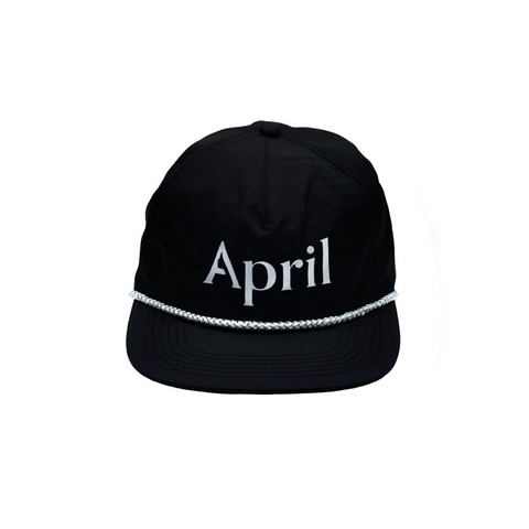 April - Chrome 5 Panel Cap BLACK