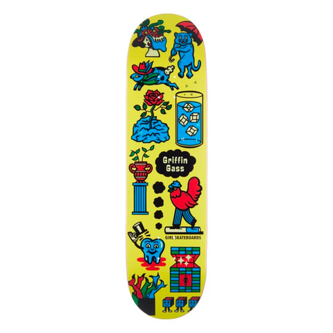 Girl - Gass Piecemeal Deck 8"