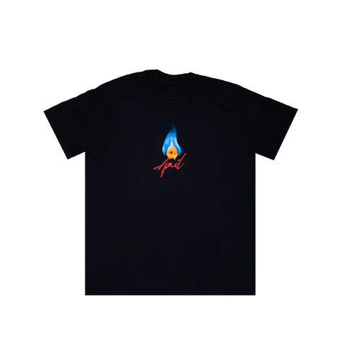 April - Flame S/S Tee BLACK