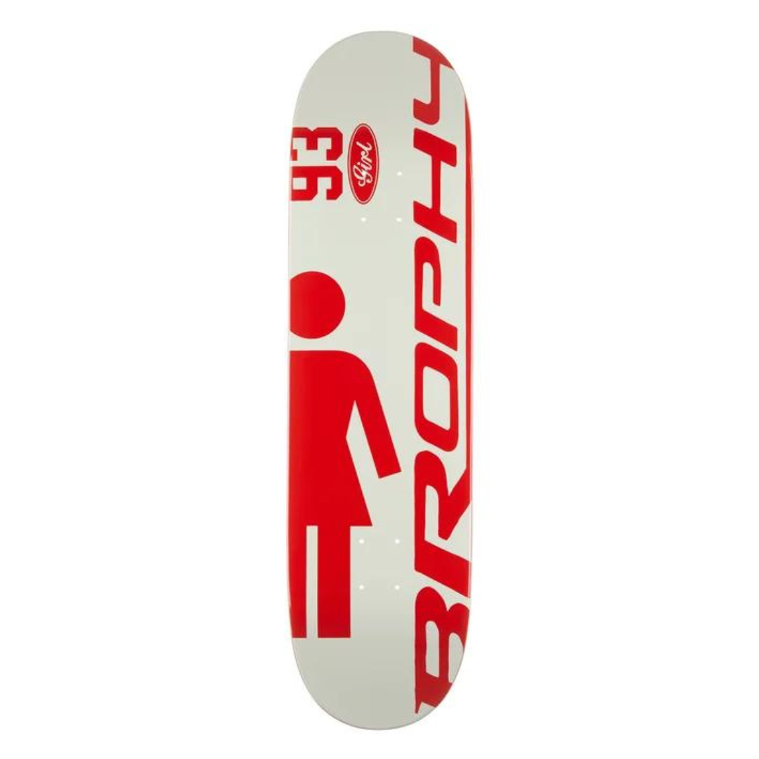 Girl - Brophy Racing Red Deck 8.25"