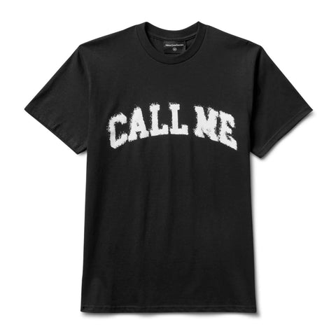 Call me 917 - Call Me Distressed S/S Tee Black