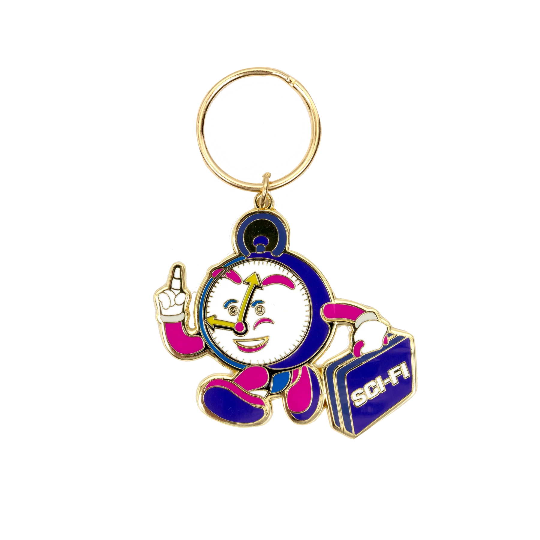 Sci-Fi Fantasy - Time Travel Keychain [Gold]